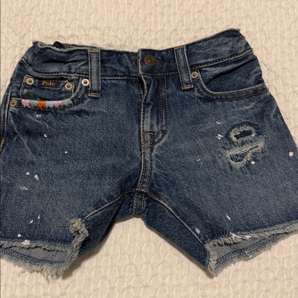 Ralph Lauren kids Blue Denim Shorts